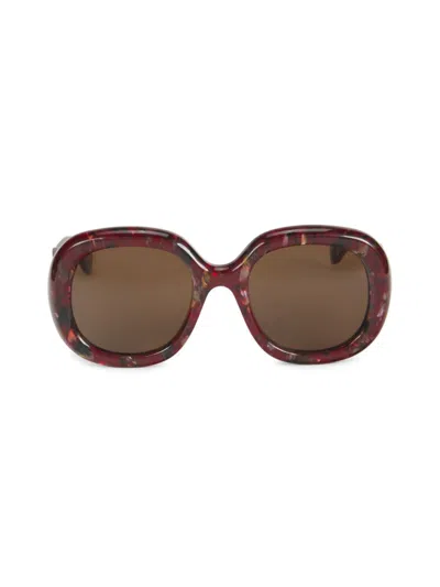 Chloé Women's 54mm Square Sunglasses In Brown
