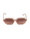 Chloé Women's 56mm Gradient Lens Geometric Sunglasses