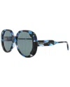 Chloé Women's 56mm Sunglasses In Blue