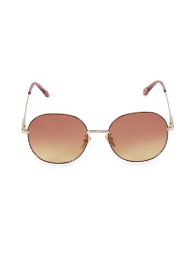 Chloé Women's 57mm Oval Sunglasses In Brown