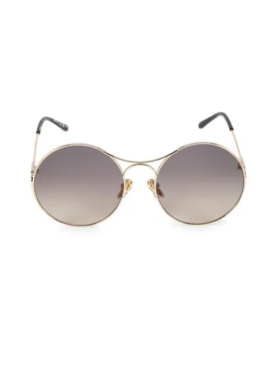 Chloé Women's 58mm Round Sunglasses In Gray