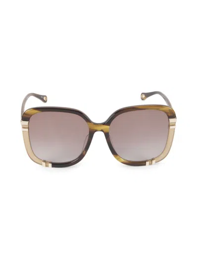 Chloé Women's 59mm Butterfly Sunglasses In Brown