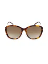 Chloé Women's 59mm Gradient Lens Butterfly Sunglasses In Multi