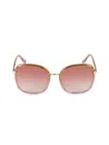 Chloé Women's 59mm Gradient Lens Square Sunglasses In Multi