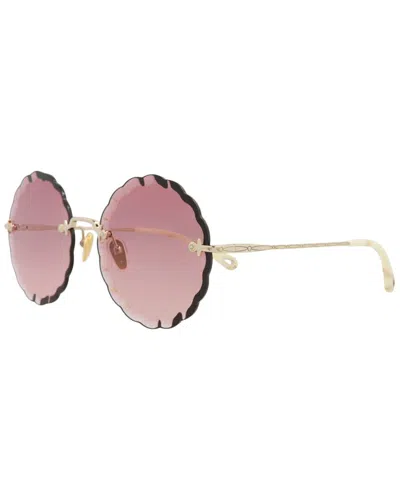 Chloé Women's 60mm Sunglasses In Gold