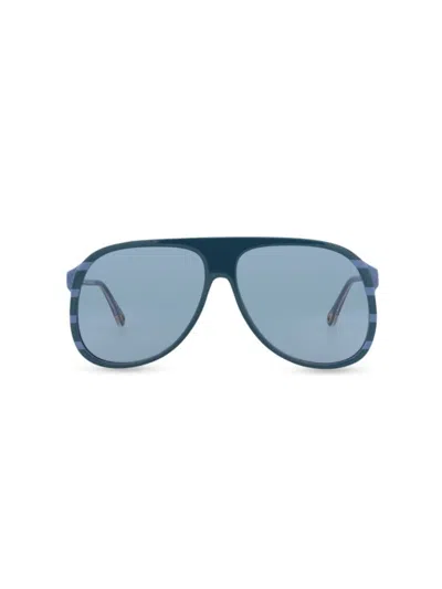 Chloé Women's 62mm Aviator Sunglasses In Blue Light