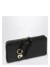 Chloé Alphabet Black Zipped Wallet