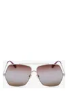 Chloé Chloe Women Aly Sunglasses In Gold