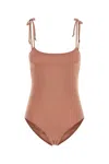 Chloé Stretch Nylon Swimsuit Featuring Adjustable Straps In Pink