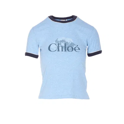 CHLOÉ CHLOE' WOMEN BABY FIT T-SHIRT WITH LOGO