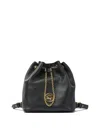 Chloé Chain Detail Backpack Adjustable Straps In Black