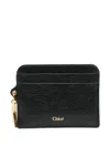 Chloé Chloè Banan Leather Card Case In Multicolor