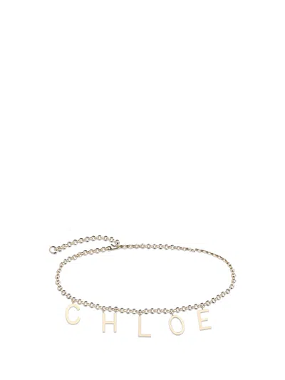 Chloé Women Belt With Pendants In Gold