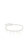 Chloé Women Belt With Pendants In Metallic