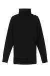 Chloé Lower Impact Wool Pointelle Knit Sweater In Black