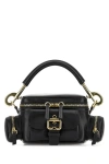Chloé Chloe Women Petrol Blue Leather Camera Bag Handbag In Black