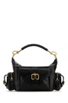 Chloé Camera Bag Medium In Natural Shiny Calfskin In Black