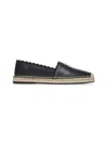 Chloé Womens Chloe Isla Logo-embossed Leather Espadrilles