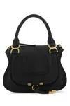 Chloé Chloe Women Black Leather Medium Marcie Handbag In Black