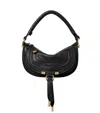 Chloé Mini Marcie Shoulder Bag In Soft Leather In Black