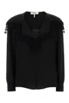 Chloé Chloe Women Black Silk Shirt In Black