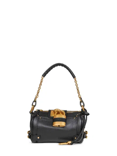 CHLOÉ CHLOÉ WOMEN BLACK SMALL PADDINGTON CHAIN BAG