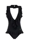 Chloé Chloe Women Black Stretch Nylon Swimsuit In Black