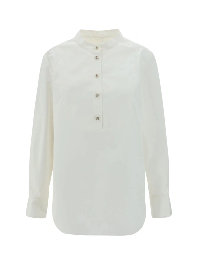 Chloé Cotton Poplin Shirt In White