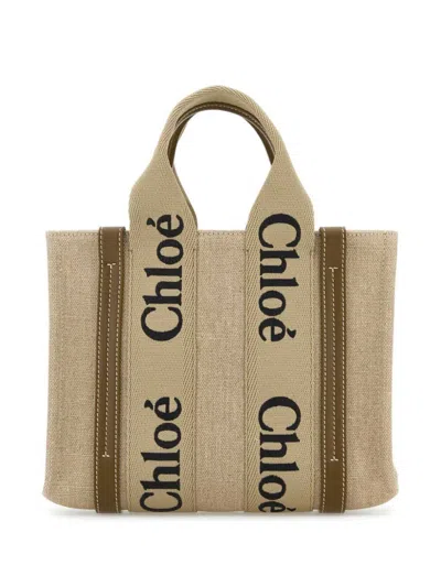Chloé Women's Bolso Shopper Woody Pequeã±o In Nude & Neutrals