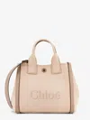 Chloé Chloe' Women Borsa A Tracolla Chloe Carry In Canvas In Neutral