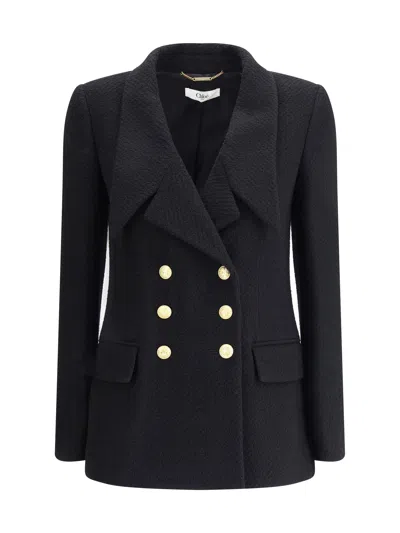 Chloé Women Bouclè Wool Blazer