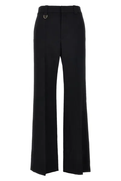 Chloé High-waisted Flared Trousers In Black