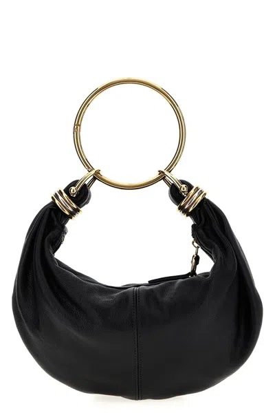 Chloé Bracelet Hobo Piccola Handbag In Black