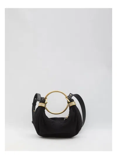 Chloé Women's Bracelet Mini Hobo Bag In Black