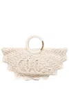 Chloé Small Crochet Tote Bag With Circular Handles