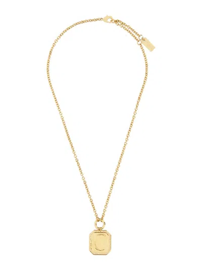 Chloé Women Brass Necklace In Gold