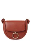 Chloé Women's Brick Leather Small Arlene Crossbody Bag