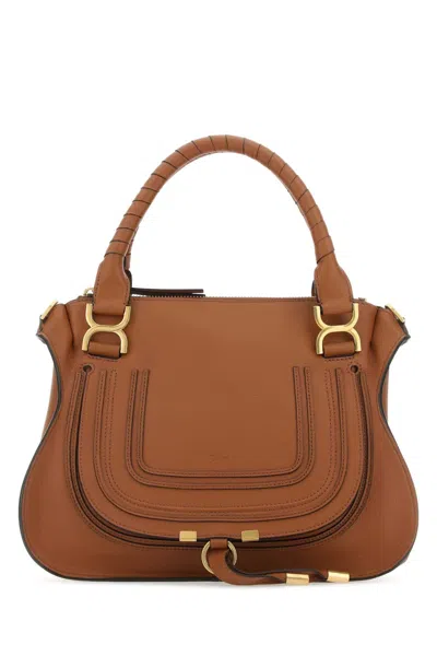 Chloé Chloe Women Brown Leather Medium Marcie Handbag