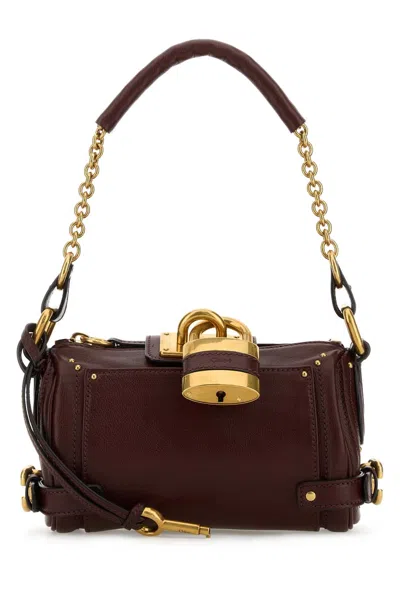 Chloé Chloe Women Brown Leather Small Paddington Shoulder Bag