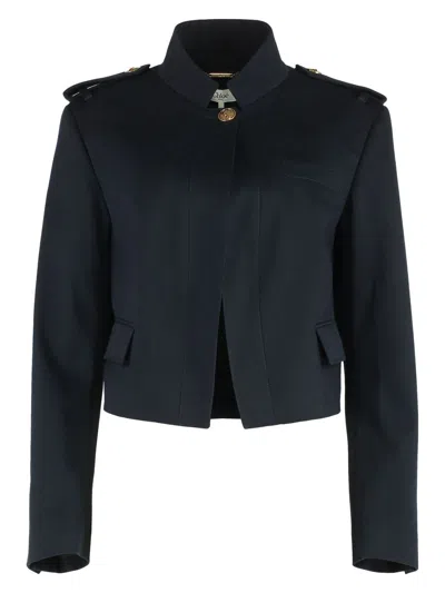 CHLOÉ WOMEN'S BUTTON-FRONT COTTON JACKET