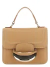 Chloé Camel Leather Small Kattie Handbag In Brown