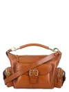 Chloé Medium Leather Camera Shoulder Bag In Clay Brown
