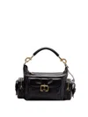 Chloé Camera Medium Shoulder Bag In Croc-embossed Calfskin In Multicolor