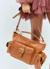 Chloé Chloe' Women Leather Camera Bag In Brown