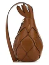 Chloé Chloe Women Caramel Leather Ananas Shoulder Bag