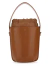 Chloé Caramel Leather Bucket Bag
