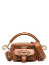 Chloé Small Double Carry Leather Bag With Multipocket Detail