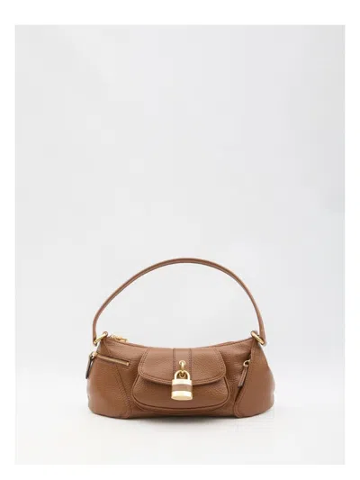 Chloé Women's Caramel Leather The 99 Shoulder Bag