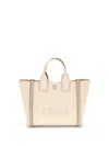 Chloé Small Carry Tote Bag In Canvas