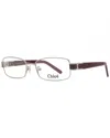 Chloé Chloe Women's Ce2111-720 53mm Optical Frames In Burgundy